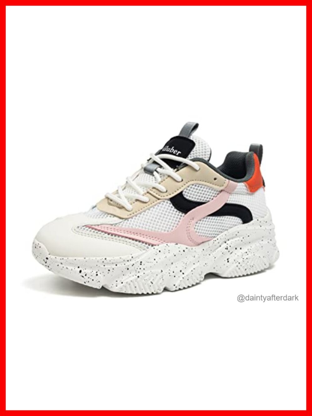 Chunky Platform Sneakers Women's Breathable Lightweight Walking Shoes